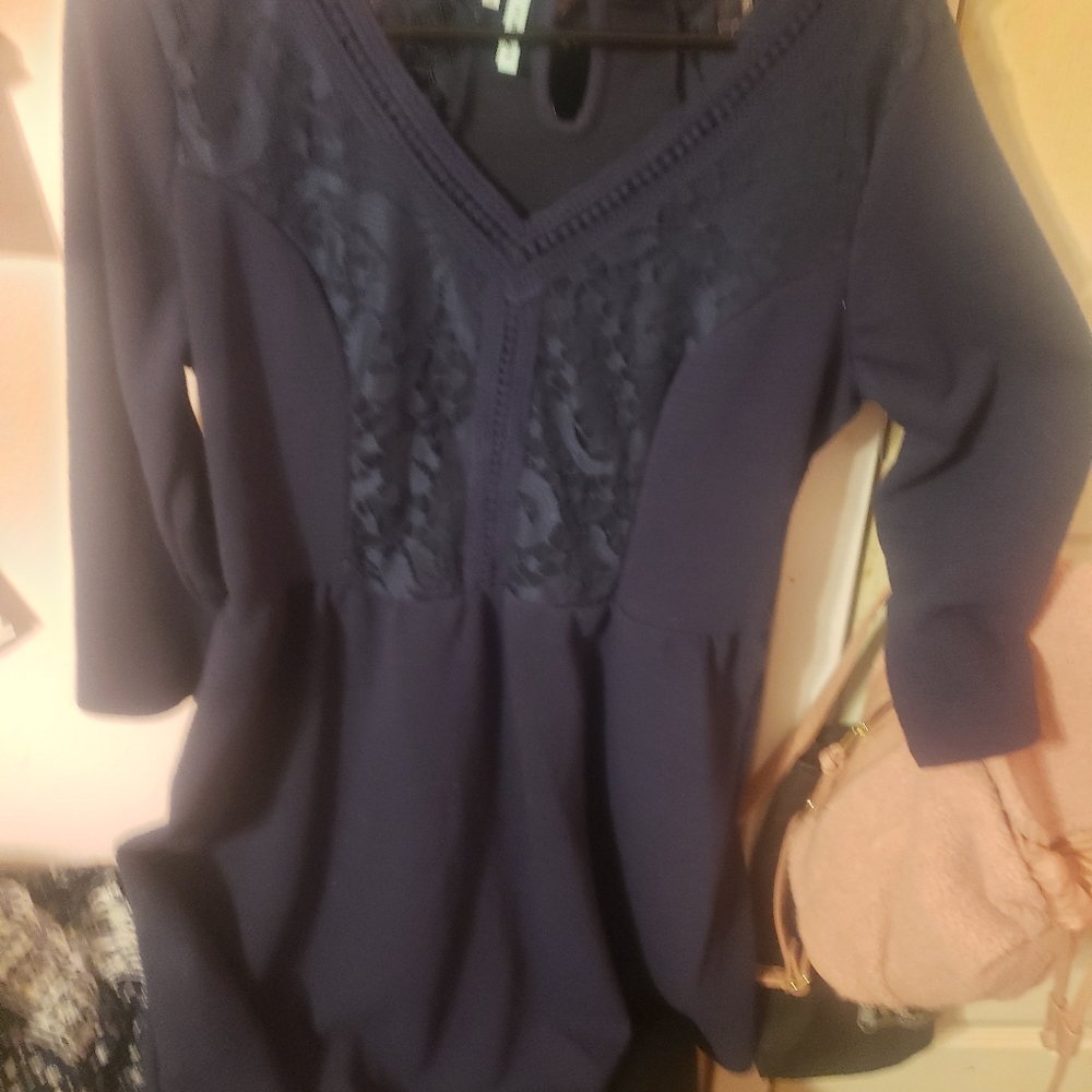 Navy blue dress